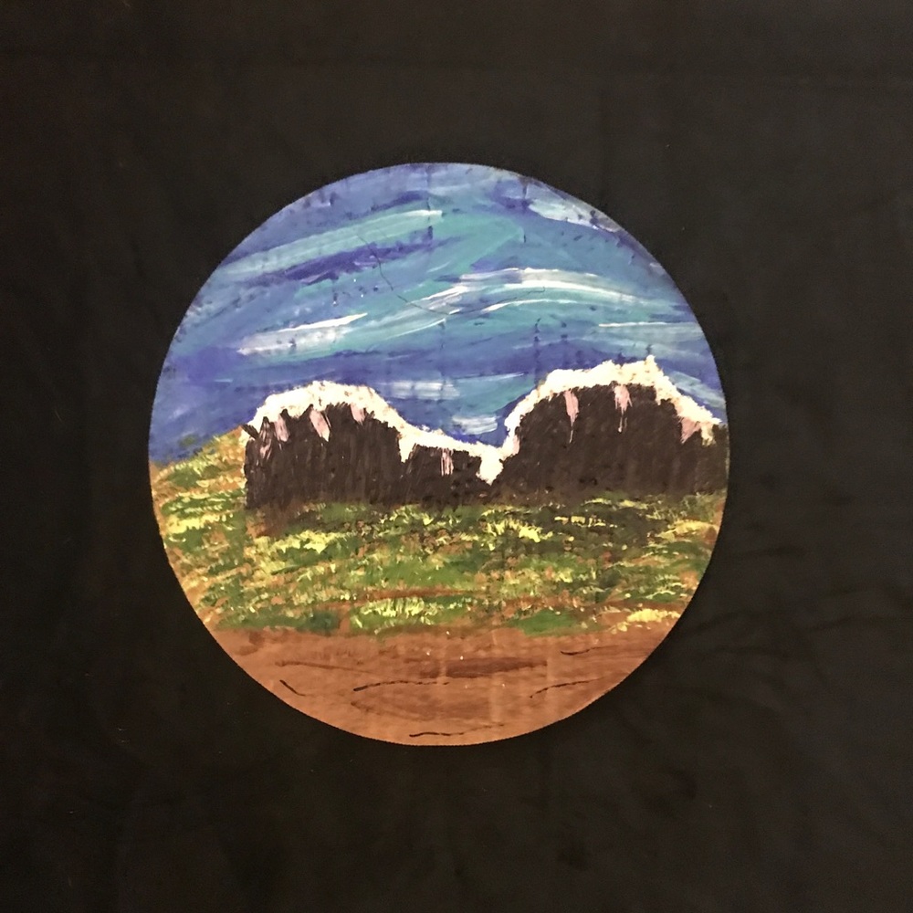 Colorful Hand Design & Hand Painted Plate - Picture 10 of 16